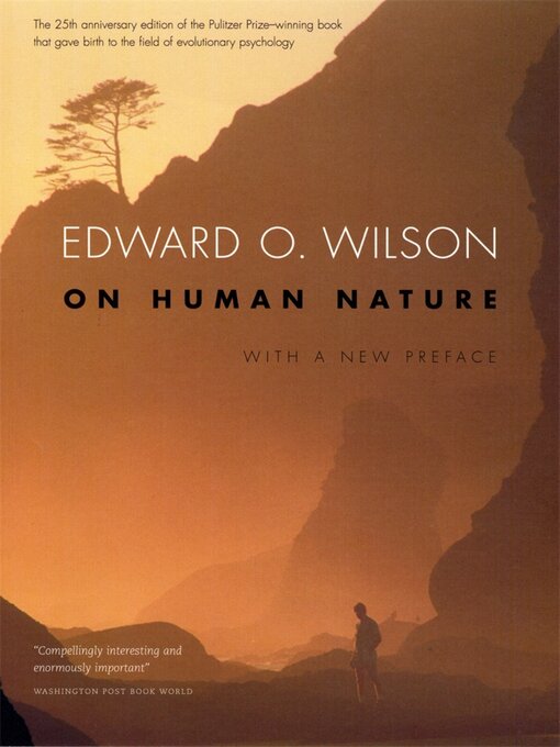 Title details for On Human Nature by Edward O. Wilson - Wait list